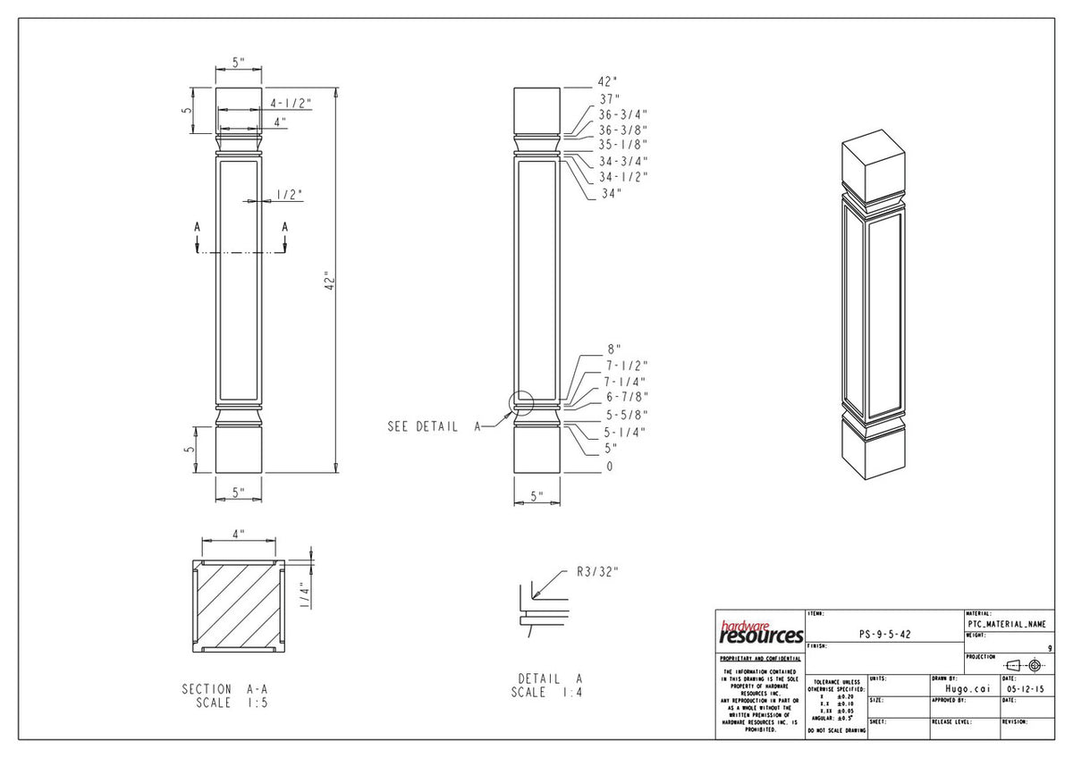 Specification Drawing
