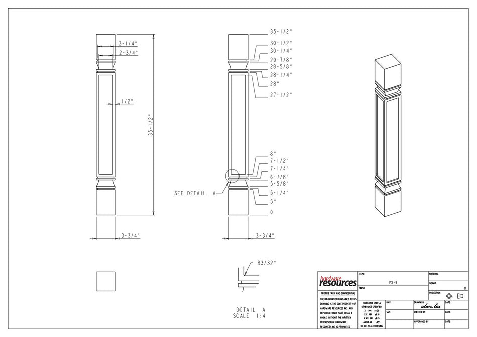 Specification Drawing