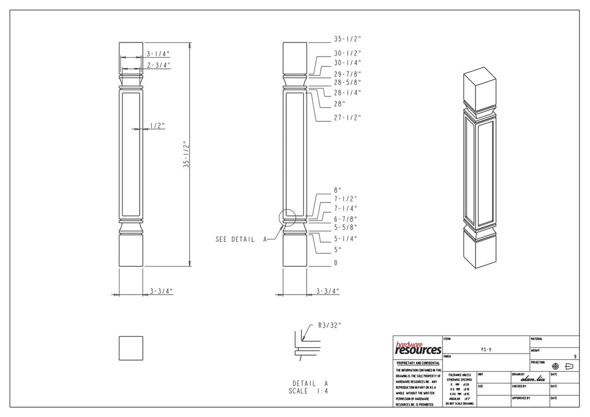 Specification Drawing