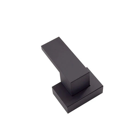 Sugatsune PXB-UM05-101-BL: 70mm Urban Metal Single Wall Hook - Satin Black