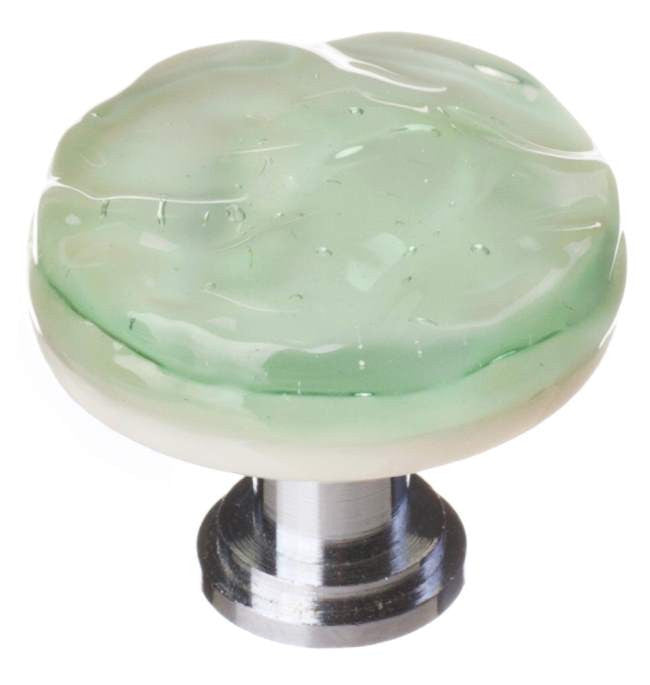 Sietto R-201: 1-1/4" Glacier Cabinet Knob - Spruce Green
