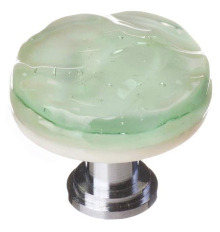Sietto R-201: 1-1/4" Glacier Cabinet Knob - Spruce Green
