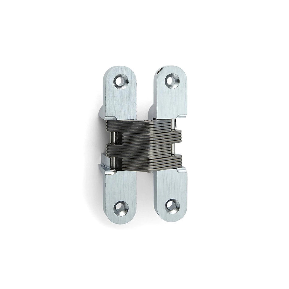 Sugatsune R-100: 100mm Concealed Cabinet Hinge - Satin Chrome