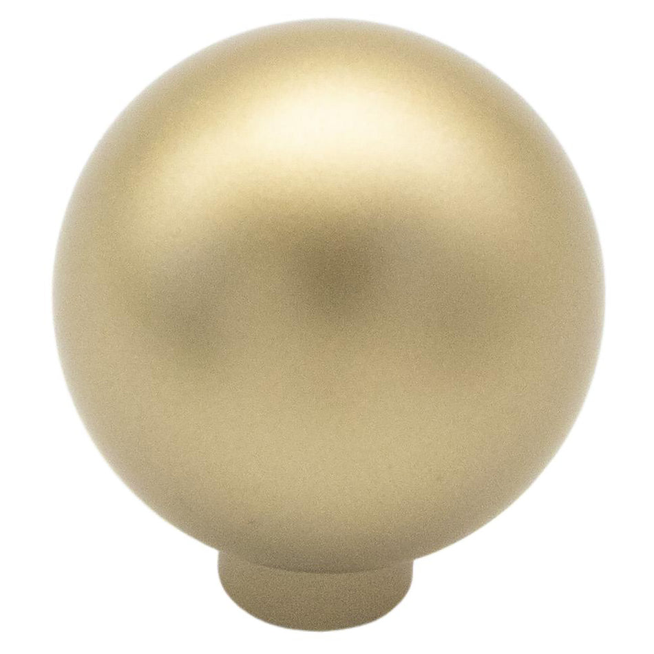Hickory R080359BBX-10G: 1-1/16" Harmony Round Cabinet Knob (10 pack) - Brushed Golden Brass