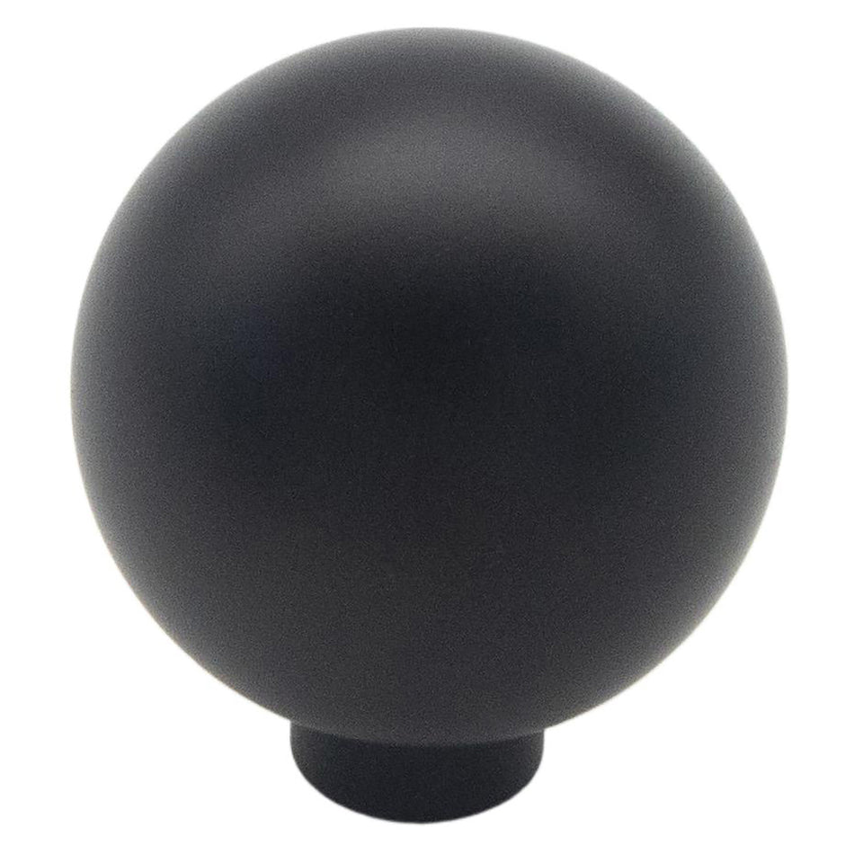Hickory R080359MBX: 1-1/16" Harmony Round Cabinet Knob - Matte Black