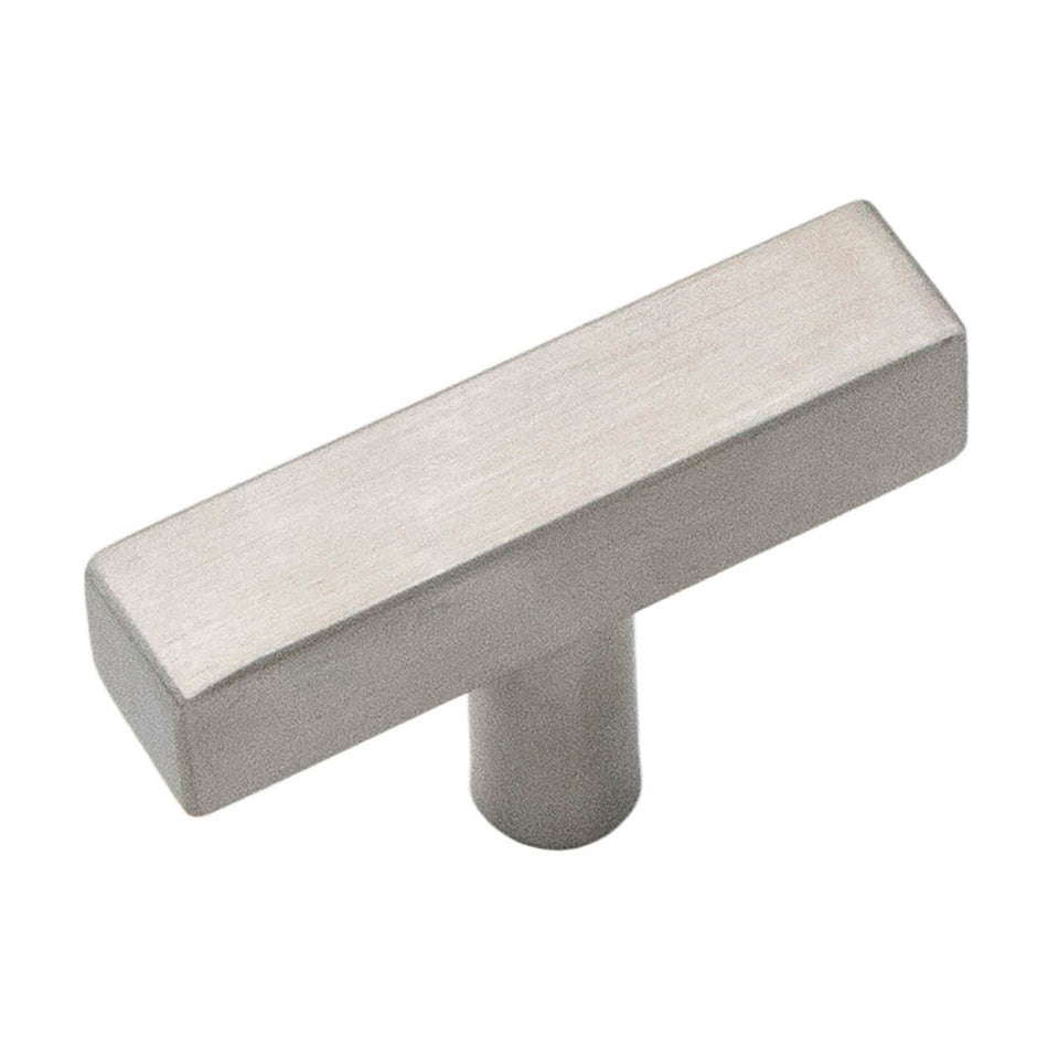 Hickory R080548SNX-10G: 2" Quad T-Bar Cabinet Knob (10 pack) - Satin Nickel