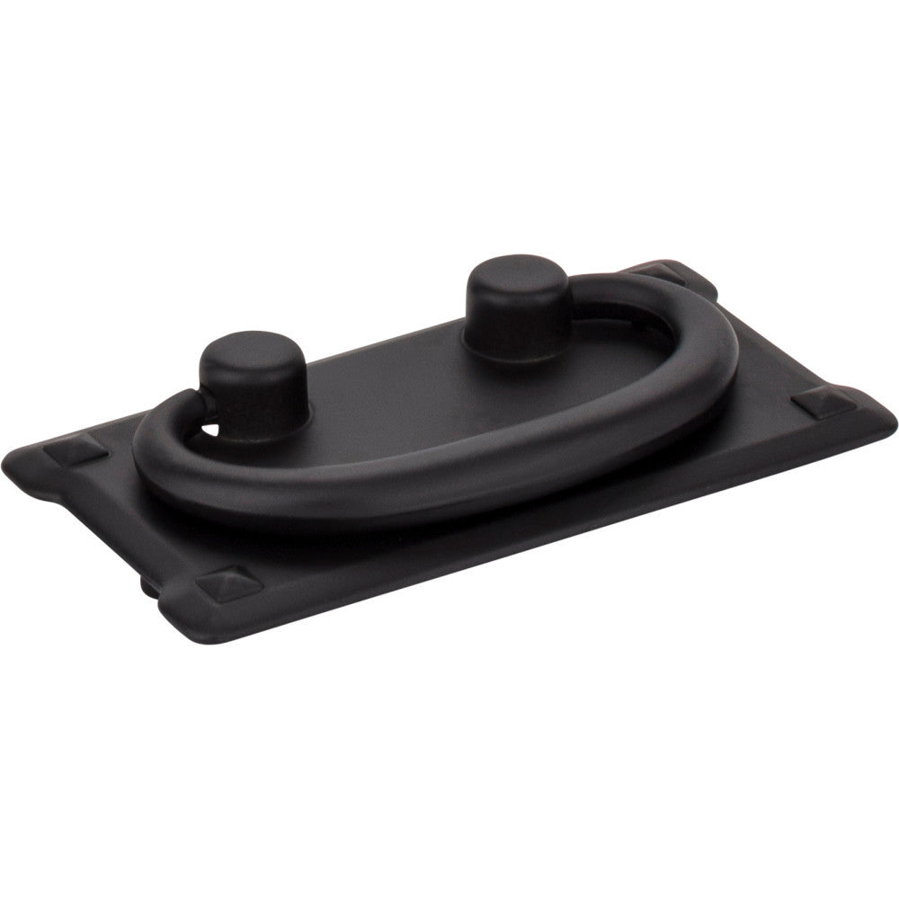 Elements R1011MB: 3" cc Verona Drop Bail Cabinet Pull - Matte Black