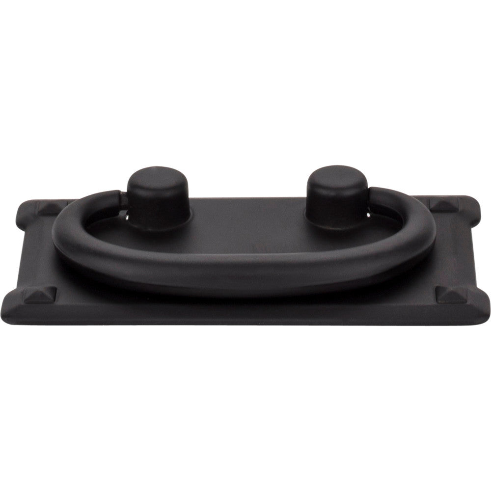 Elements R1011MB: 3" cc Verona Drop Bail Cabinet Pull - Matte Black