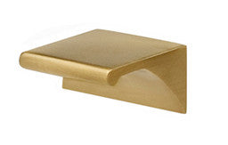 Alno A970-SB: 3/4" Tab Pulls Cabinet Pull - Satin Brass