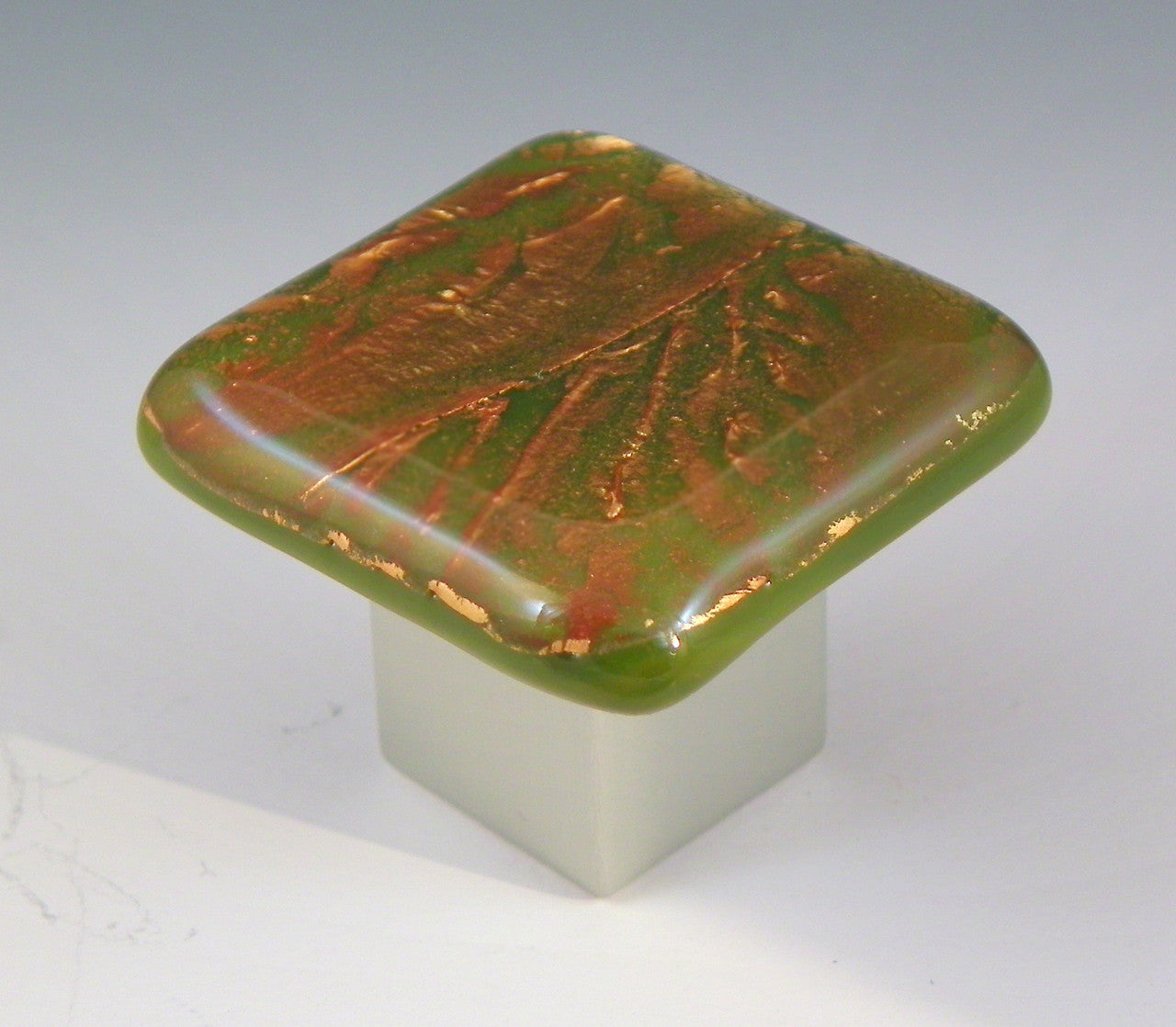 Grace White RAF1: AutumnFrost 1 Cabinet Knob - Bronze/Forest Green