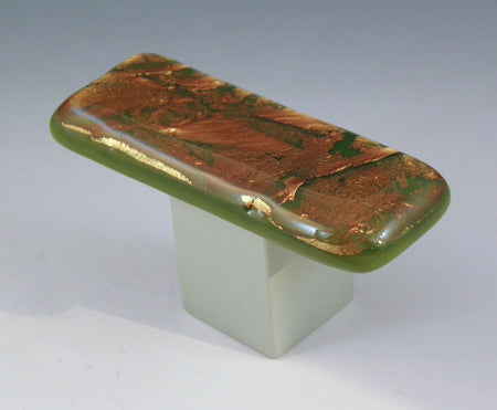 Grace White RAF2: AutumnFrost 2 Cabinet Knob - Bronze/Forest Green