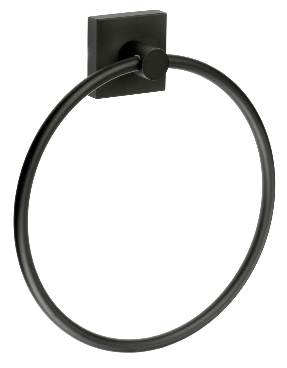 Smedbo RB344: House Towel Ring - Matte Black