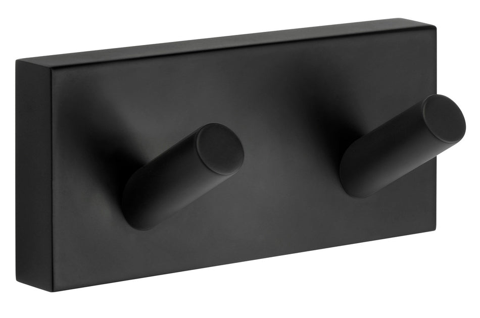 Smedbo RB356: House Double Wall Hook - Matte Black
