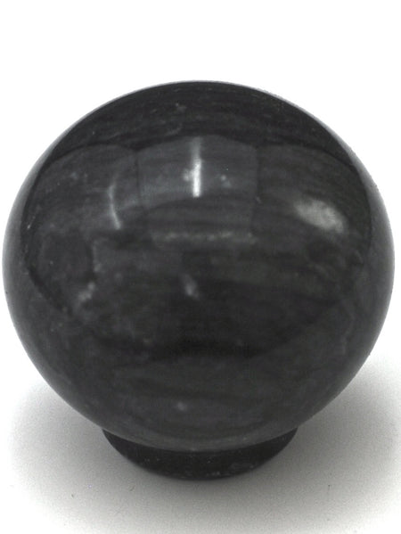 Cal Crystal RBB-2: 1-1/2" Sphere Marble Cabinet Knob - Black