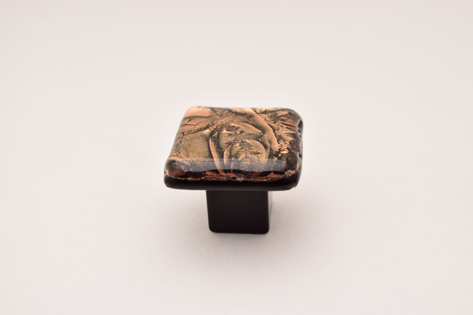 Grace White RBF1: BronzeFrost 1 Cabinet Knob - Bronze/Black