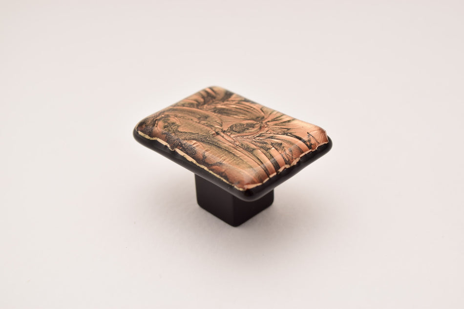 Grace White RBF3: BronzeFrost 3 Cabinet Knob - Bronze/Black