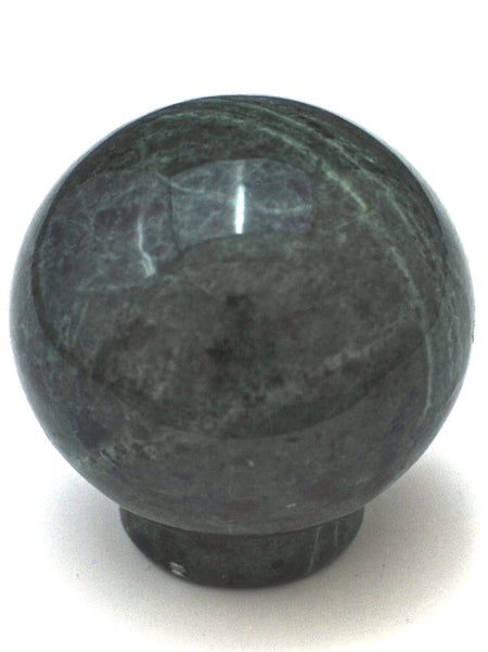 Cal Crystal RBG-2: 1-1/2" Sphere Marble Cabinet Knob - Green