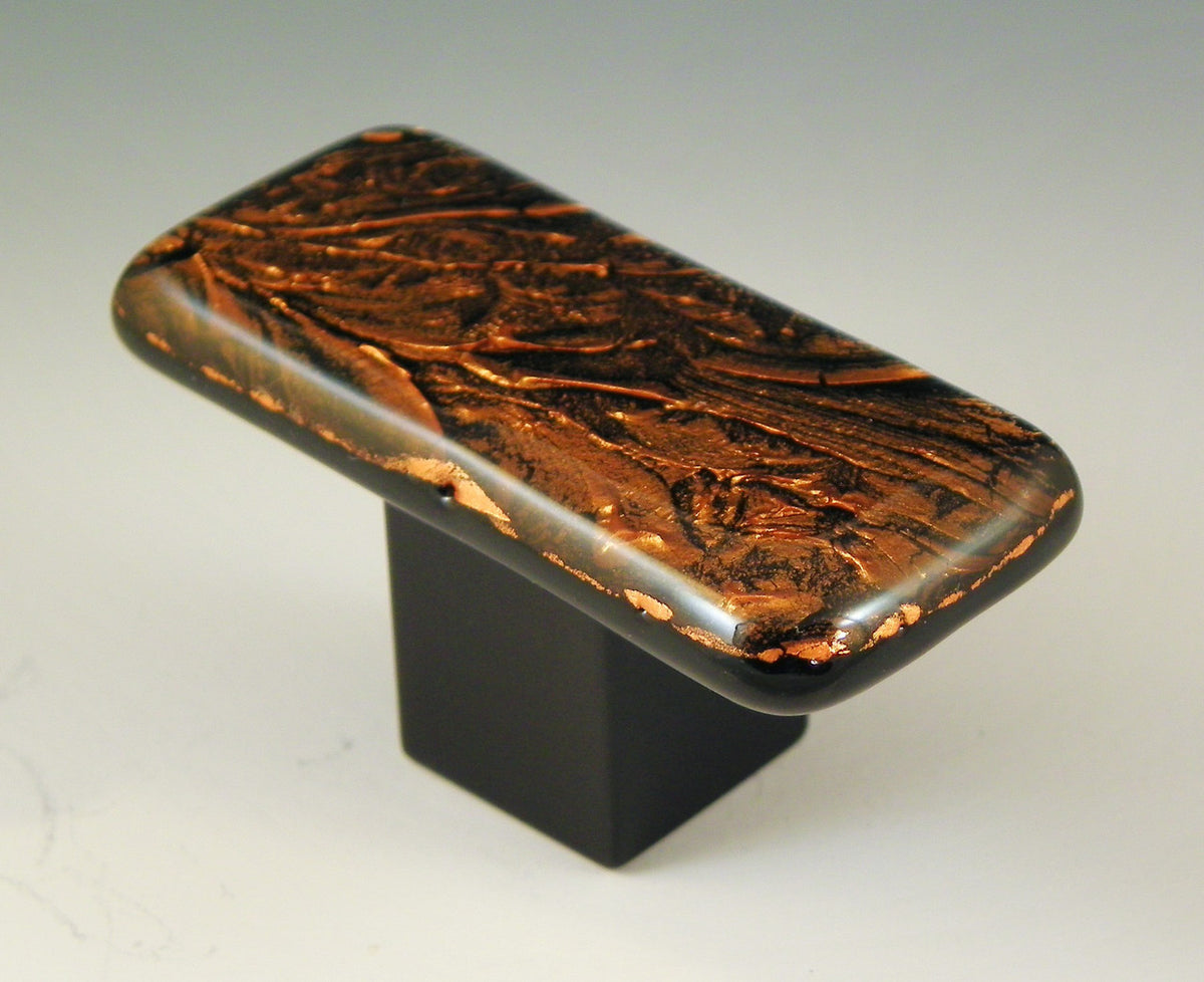 Grace White RCF2: CopperFrost 2 Cabinet Knob - Copper/Black