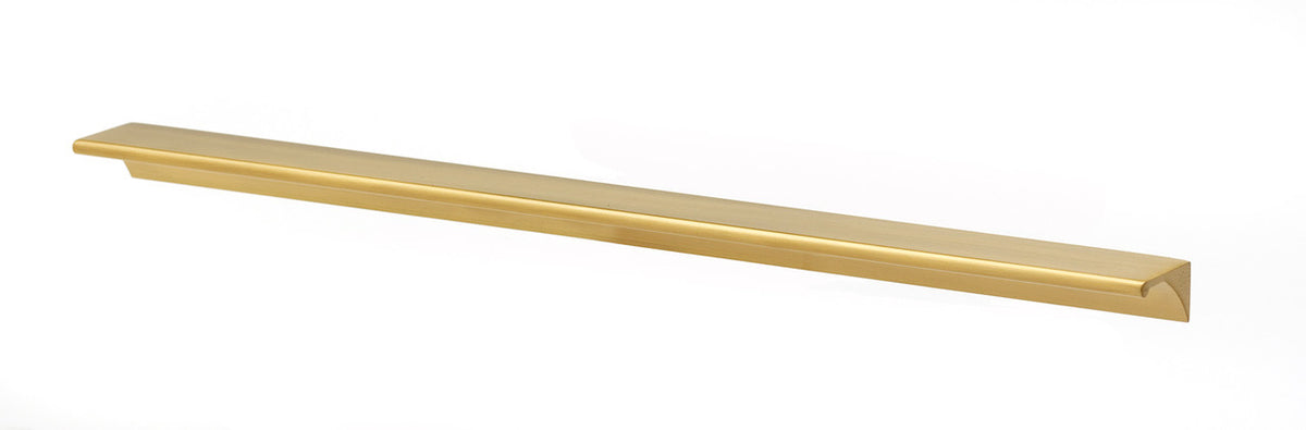 Alno D970-12-SB: 12" cc Tab Modern Appliance Pull - Satin Brass