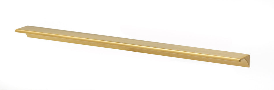 Alno D970-12-SB: 12" cc Tab Modern Appliance Pull - Satin Brass