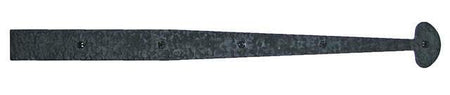 Acorn RIFBP: 21-1/4" Bean Dummy Strap Hinge - Black Rough Iron