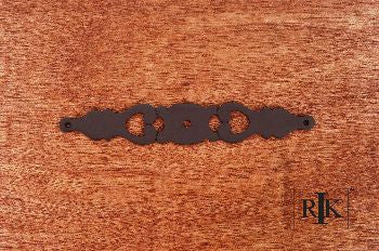 RKI BP-1789-RB: 6" Contemporary Backplate w/One Hole - Oil Rubbed Bronze