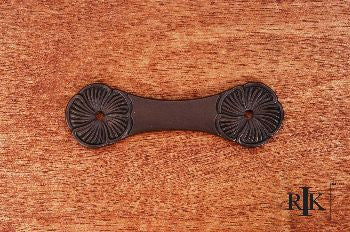 RKI BP-383-RB: 3" cc Daisy Pull Backplate - Oil Rubbed Bronze