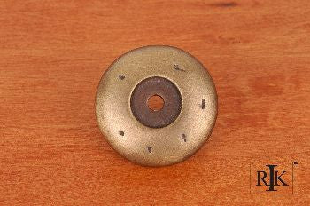 RKI BP-486-AE: 1-9/16" Distressed Cabinet Knob Backplate - Antique English