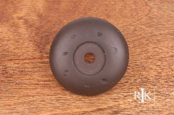 RKI BP-486-RB: 1-9/16" Distressed Cabinet Knob Backplate - Oil Rubbed Bronze