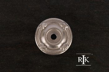 RKI BP-487-P: 1-1/4" Line & Cross Cabinet Knob Backplate - Pewter