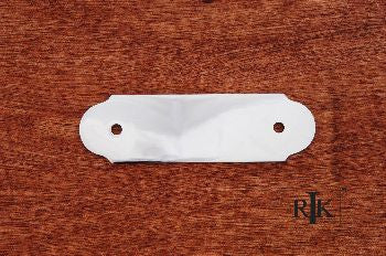 RKI BP-7818-C: 3" cc Smooth Pull Backplate - Polished Chrome