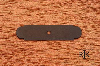 RKI BP-7819-RB: 3-9/16" Small Backplate w/One Hole - Oil Rubbed Bronze