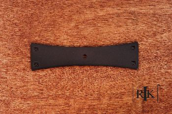 RKI BP-7903-RB: 4-1/2" Bent Rectangle Backplate - Oil Rubbed Bronze