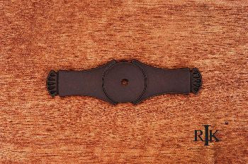 RKI BP-7904-RB: 4" Curved Gill Ends Backplate - Oil Rubbed Bronze