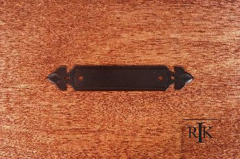 RKI BP-7905-RB: 3" cc Backplate w/Spade Ends - Oil Rubbed Bronze