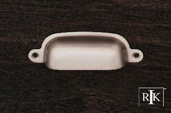 RKI CF-5250-P: 3-1/4" cc Flat Box Cup Cabinet Pull - Pewter