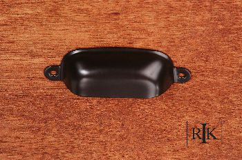RKI CF-5250-RB: 3-1/4" cc Flat Box Cup Cabinet Pull - Oil Rubbed Bronze