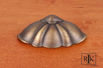 RKI CF-904-AE: 3" cc Petal Cup Cabinet Pull - Antique English