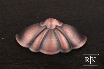 RKI CF-904-DC: 3" cc Petal Cup Cabinet Pull - Distressed Copper