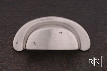 RKI CF-909-P: 3" cc Distressed Heavy Cup Cabinet Pull - Pewter