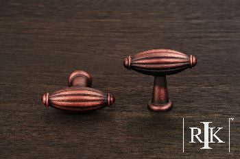 RKI CK-9308-DC: 1-3/4" Small Indian Drum Cabinet Knob - Distressed Copper