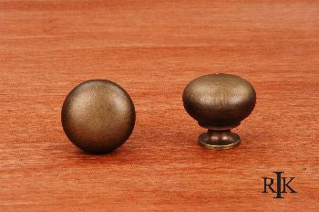 RKI CK-1117-AE: 1-1/4" Mushroom Cabinet Knob - Antique English