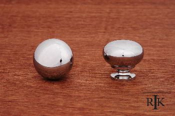 RKI CK-1117-C: 1-1/4" Mushroom Cabinet Knob - Polished Chrome