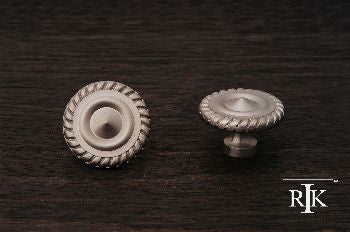 RKI CK-1215-P: 1-1/4" Rope at Edge Cabinet Knob - Pewter