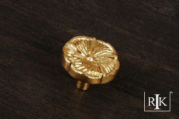 RKI CK-183: 1-1/4" Daisy Cabinet Knob - Polished Brass