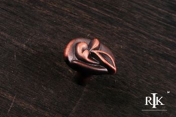 RKI CK-204-DC: 1-1/4" Pretty Wrap Cabinet Knob - Distressed Copper
