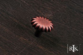 RKI CK-205-DC: 1-1/4" Lines at End Cabinet Knob - Distressed Copper