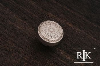 RKI CK-206-P: 1-1/4" Flowery Ornate Cabinet Knob - Pewter