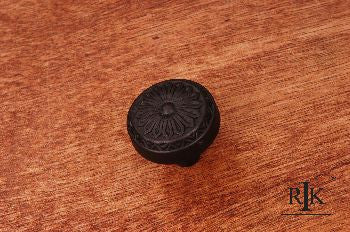 RKI CK-206-RB: 1-1/4" Flowery Ornate Cabinet Knob - Oil Rubbed Bronze