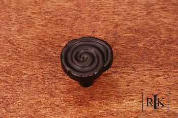 RKI CK-207-RB: 1-1/4" Swirl Cabinet Knob - Oil Rubbed Bronze